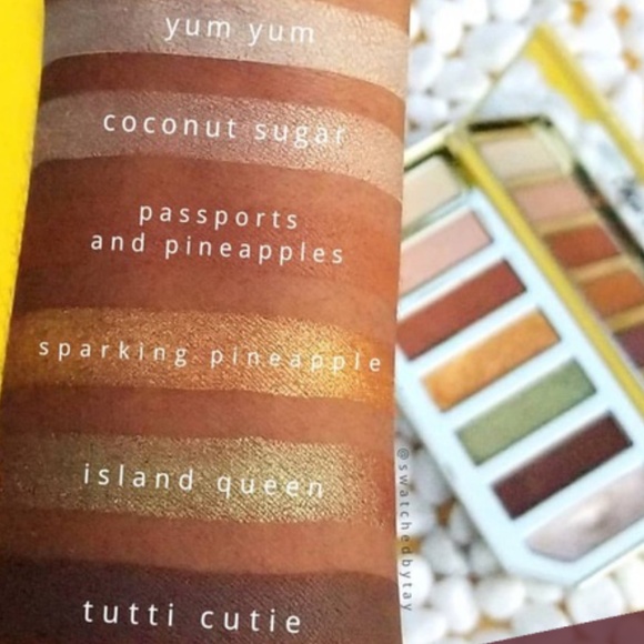NWOB Too Faced Tutti Frutti Exclusive Sparkling Pineapple Eyeshadow Palette - Picture 7 of 7